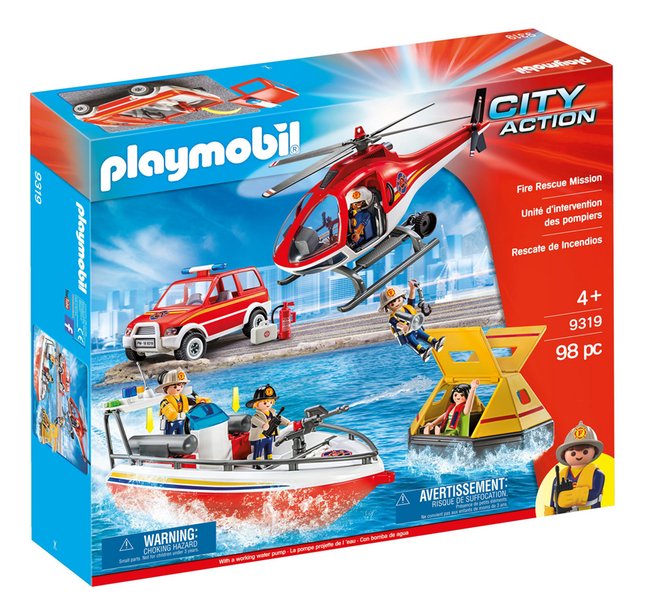 PLAYMOBIL City Action 9319 Brandweer Reddingsmissie