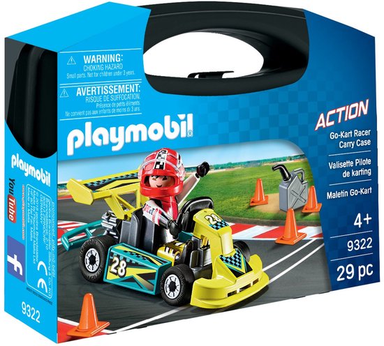 Playmobil Action Karting bestuurders koffer 9322