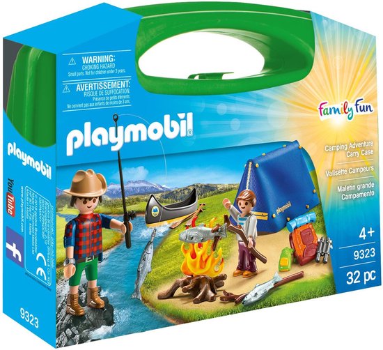 Playmobil Family Fun 9323 Camping Adventure Carry Case