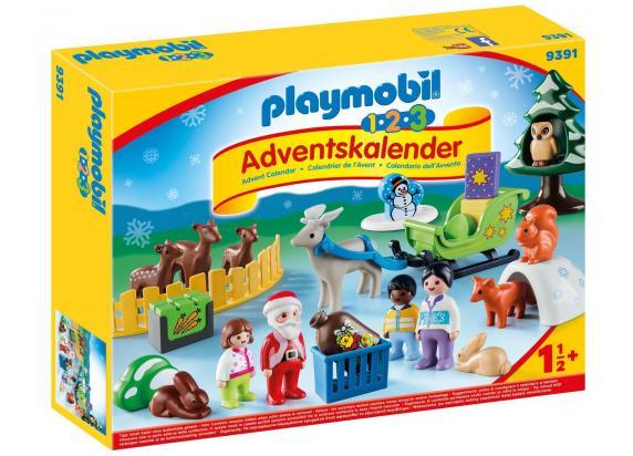 9391 Adventskalender Kerstmis in het 123 dierenbos