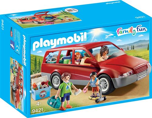 Playmobil Family Fun Vakantievilla Familie met auto 9421