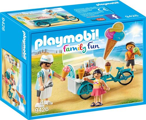 9426-IJSJESVERKOPER  / MARCHAND DE GLACES ET TRIPORTEUR