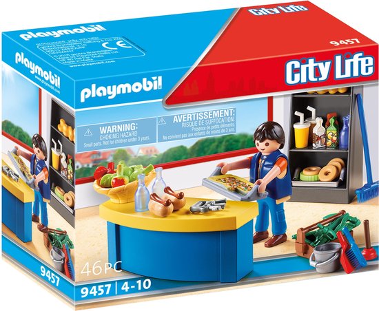 PLAYMOBIL Schoolconciërge met kiosk