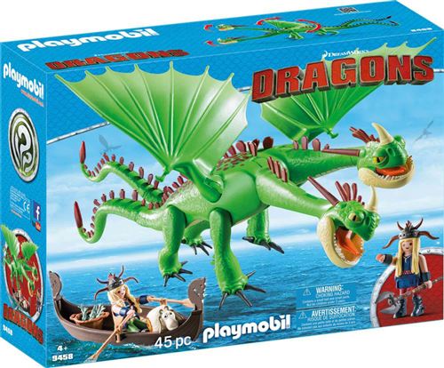 Playmobil Dragons 9458 Brokdol & Knoldol met Burp & Braak