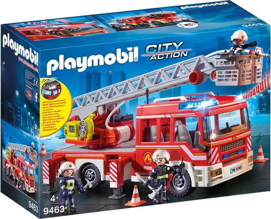 Playmobil City Action 9463 Brandweer Ladderwagen