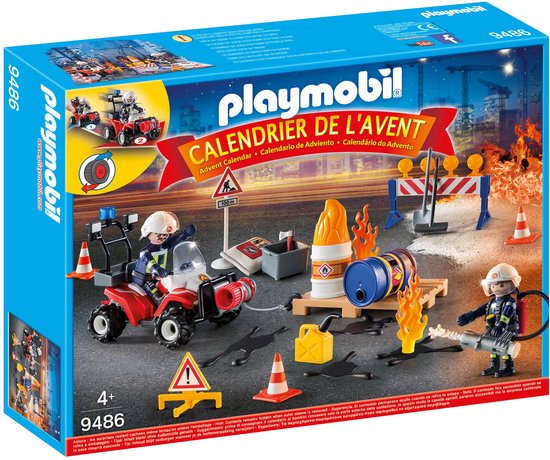Playmobil - adventskalender 'interventie op de bouwwerf'