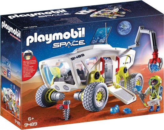 Playmobil Space Mission op Mars -9489  Mars verkenningsvoertuig