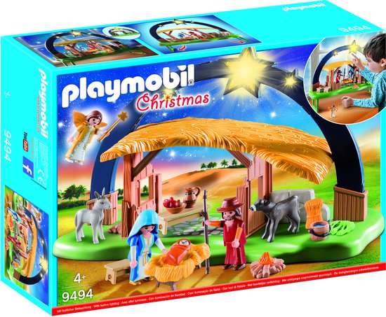 Playmobil 9494 - Kerststal met heldere ster