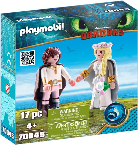 Playmobil Dragons 70045 Bruidspaar Hikkert en Astrid