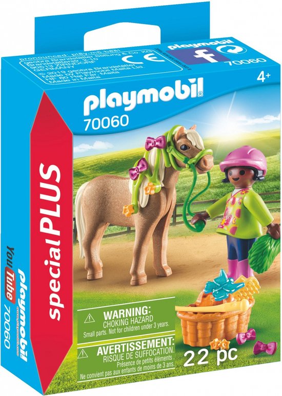 PLAYMOBIL Meisje met pony - 70060