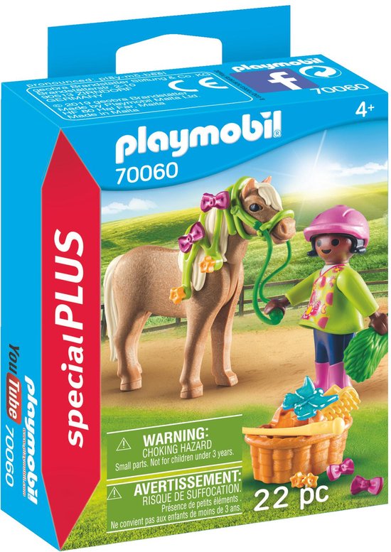 PLAYMOBIL Meisje met pony - 70060