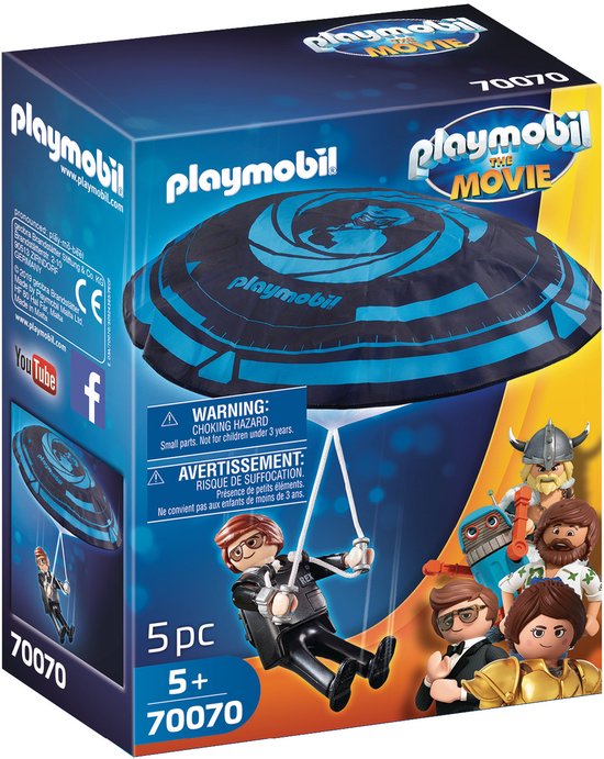 Playmobil The Movie 70070 Rex Dasher met parachute