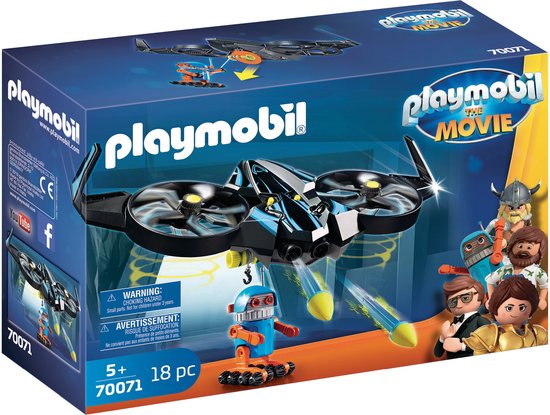 PLAYMOBIL THE MOVIE ROBOTITRON + DRONE