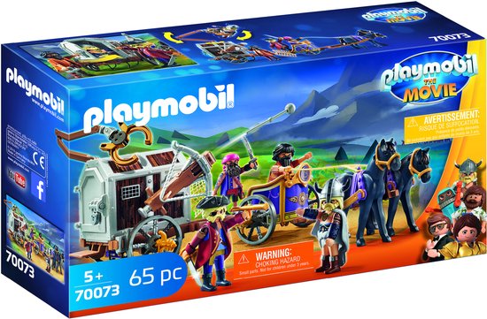 PLAYMOBIL  PLAYMOBIL: THE MOVIE Charlie met gevangeniswagon - 70073