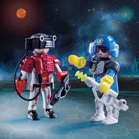Playmobil ruimtepolitie & robot - 70080