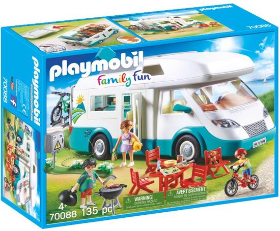 Playmobil Family Fun 70088 Mobilhome met Familie