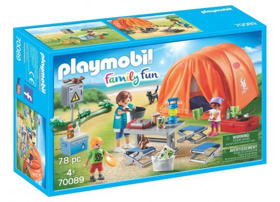 70089 Kampeerders met tent