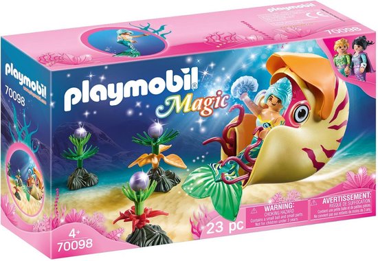 Playmobil Magische Zeemeermin met Zeeslak - 70098