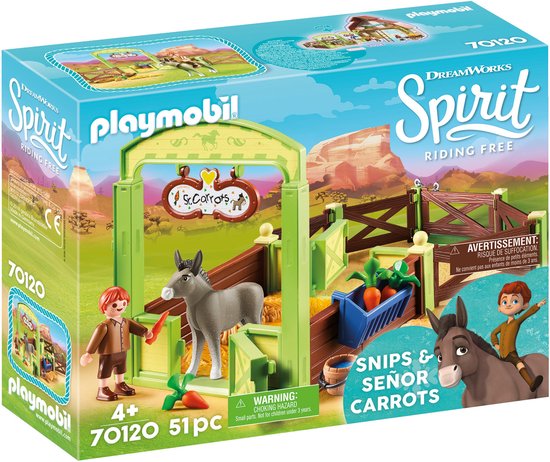 70120 Knip en Meneer Worteltjes met paardenbox