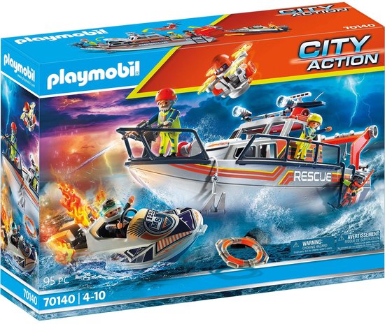 Playmobil City Action Redding op zee - 70140
