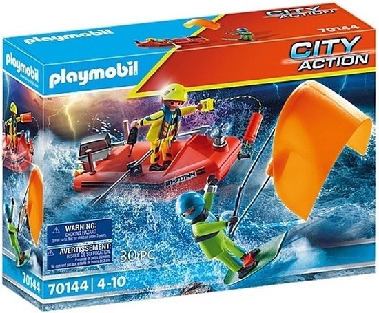 70144 Kitesurfersredding met boot