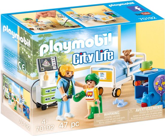 Playmobil City Life  70192 Kinderziekenhuiskamer