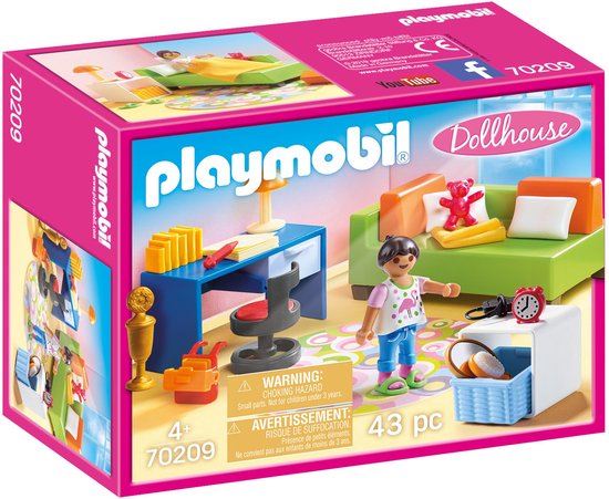 Playmobil Dollhouse 70209 Kinderslaapkamer met slaapbank