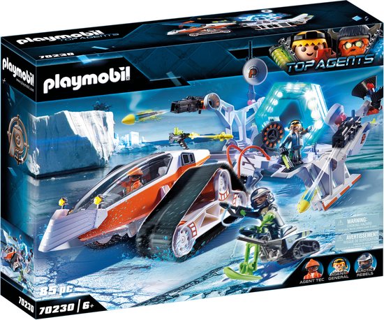 PLAYMOBIL Top Agents - Spy Team commandoslee constructiespeelgoed 70230