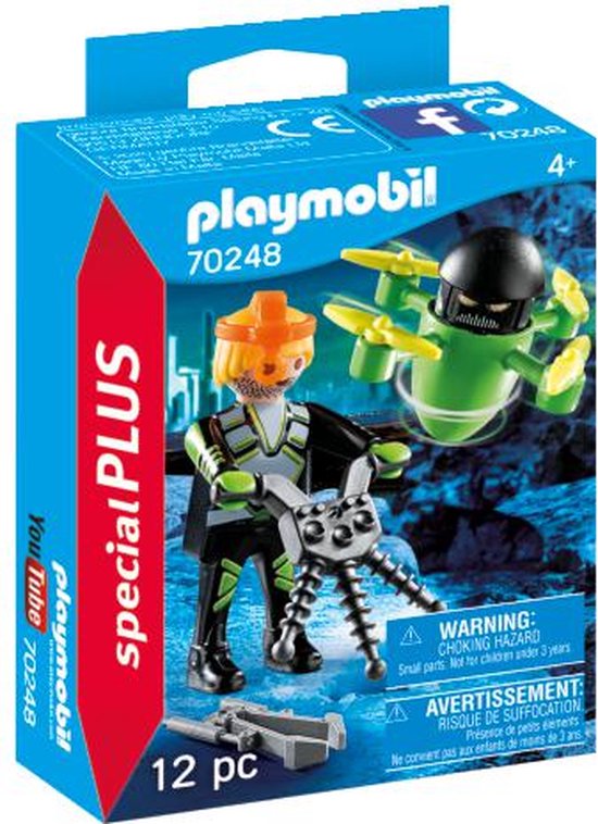 PLAYMOBIL Special Plus Agent met drone - 70248