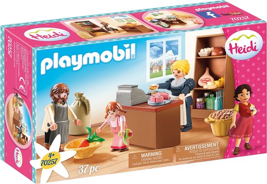 Playmobil Heidi 70257 Buurtwinkel van de Kellers