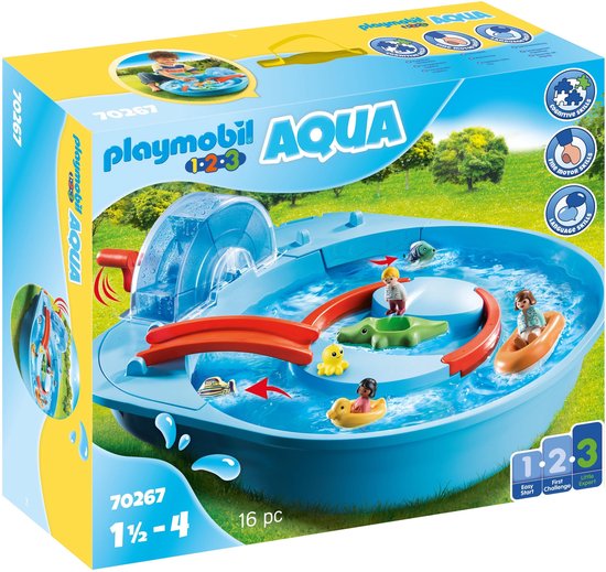 PLAYMOBIL 1.2.3 70267 Vrolijke waterbaan