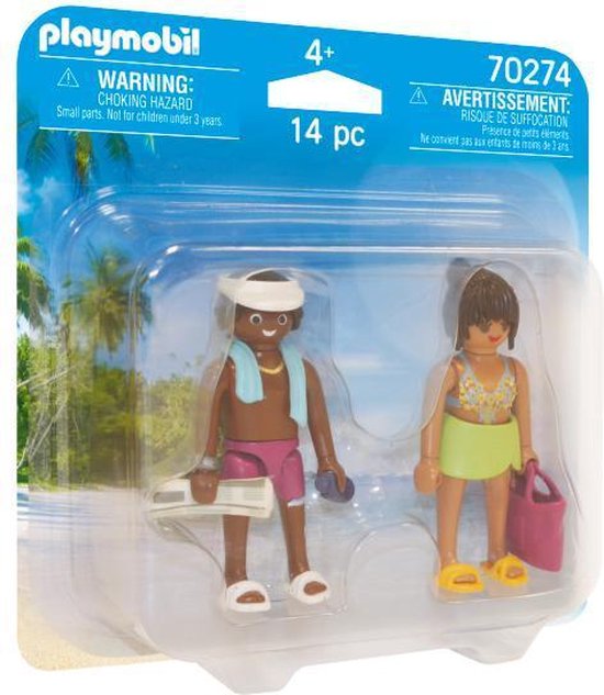 Playmobil Playmo Beach Hotel 70274 Koppel vakantiegangers