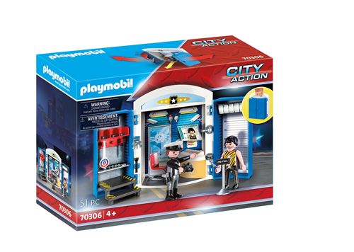 SPEELBOX 'POLITIESTATION'/COFFRE COMMISSARIAT DE POLICE