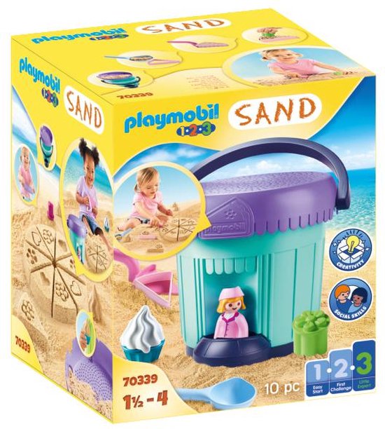 Playmobil 1.2.3 Sand 70339 Zandbakkerij