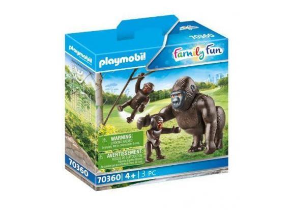 70360 Gorilla met baby's
