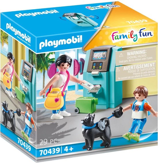 Playmobil Family Fun 70439 Vakantiegangers met geldautomaat