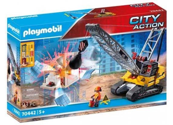 70442 Kabelgraafmachine met bouwonderdeel