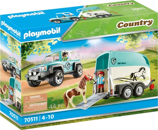 70511 Auto met aanhanger
