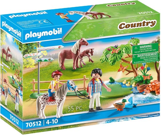Playmobil Country 70512 Gelukkige ponyreis