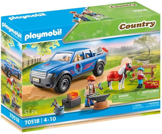 Playmobil Country 70518 Mobiele hoefsmid