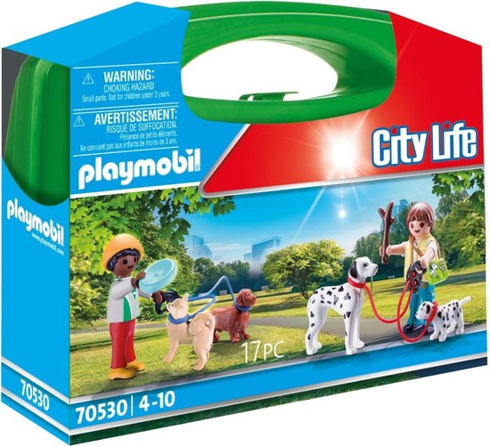 Playmobil City Life 70530 Koffer met kinderen en honden