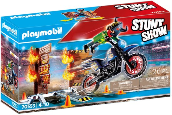 Playmobil Stunt Show Motorfiets - 70553