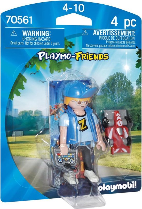 Playmobil Friends Speler en auto met afstandsbediening 70561