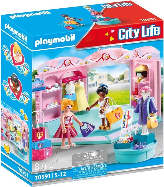 PLAYMOBIL City Life Modewinkel - 70591