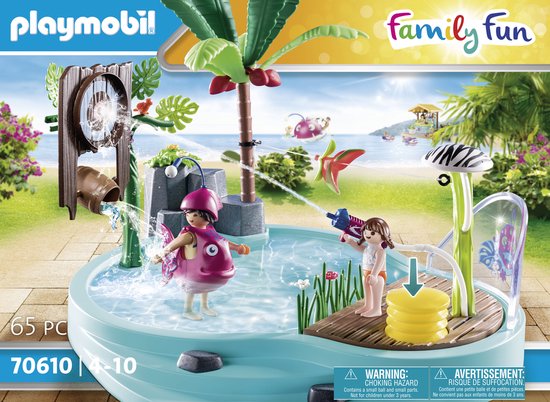 Playmobil Family Fun 70610 Leuk zwembad met watersplash