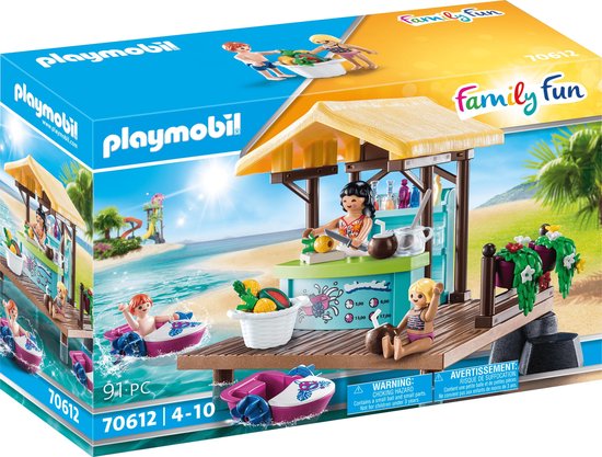Playmobil 70612 Family Fun Waterfietsen verhuur met sapbar