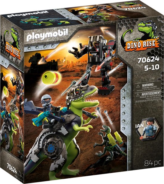 Playmobil Dino Rise 70624 T-Rex: Gevecht Der Giganten