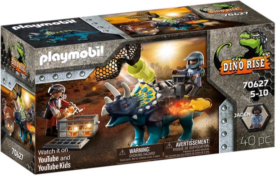 Playmobil Dinos 70627 Triceratops: Razernij rond de legendarische stenen