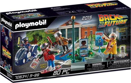 Playmobil Back to the Future 70634 Back to the Future deel II Hoverboard Achtervolging