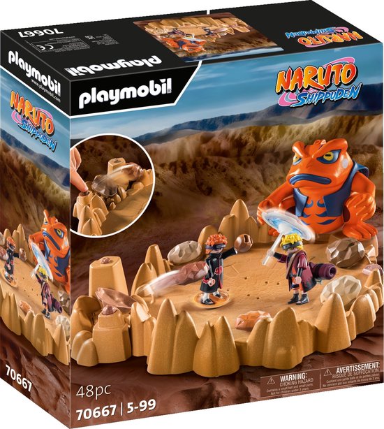PLAYMOBIL Naruto - Naruto vs. Pain constructiespeelgoed 70667